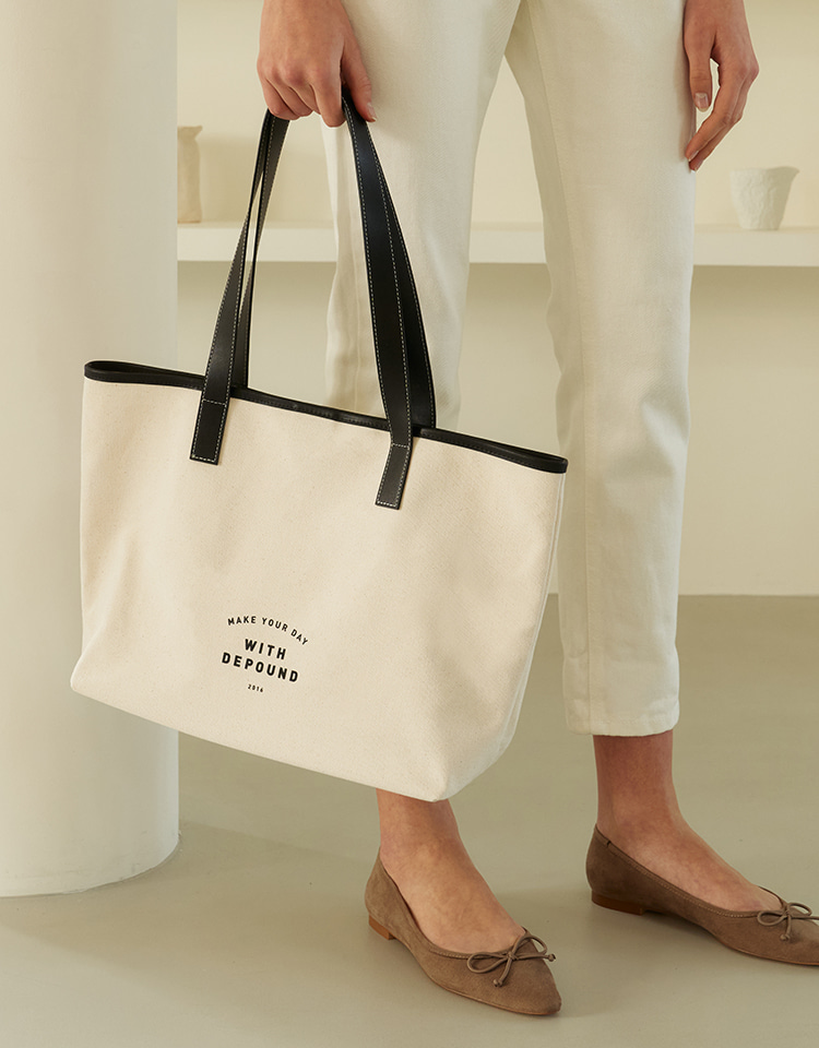 [international]day bag (shopper M) - black